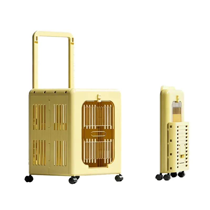Foldable Pet Carrier Trolley