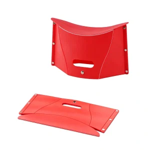 Foldable Sheet Stool with a lightweight portable design for camping, fishing, hiking, picnics, and outdoor seating.