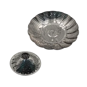 a collapsible steamer basket