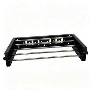 Foldable Wall-Mounted Drying Rack – Stainless Steel Telescopic Clothes Hanger, 60/80/100cm