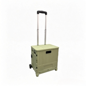 Foldable Shopping Cart Trolley – 3-Second Fold Lightweight Utility Wagon for Grocery & Camping