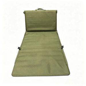 Outdoor Folding Cot Bed – Portable Camping Cot with Back Support, Lightweight Oxford Fabric