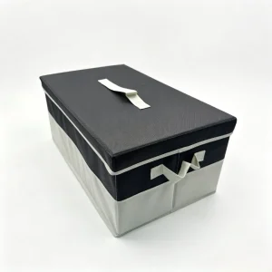 Oxford Fabric Foldable Storage Box for Clothes & Closet Storage