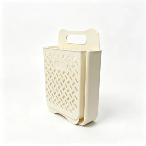 Wall-Mounted Foldable Laundry Basket — Space-Saving Hamper