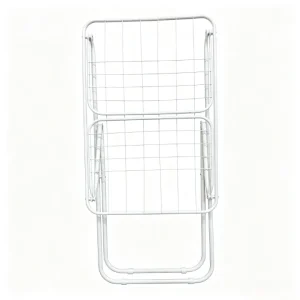X-Type Freestanding Foldable Drying Rack — 18-Bar Space Saver